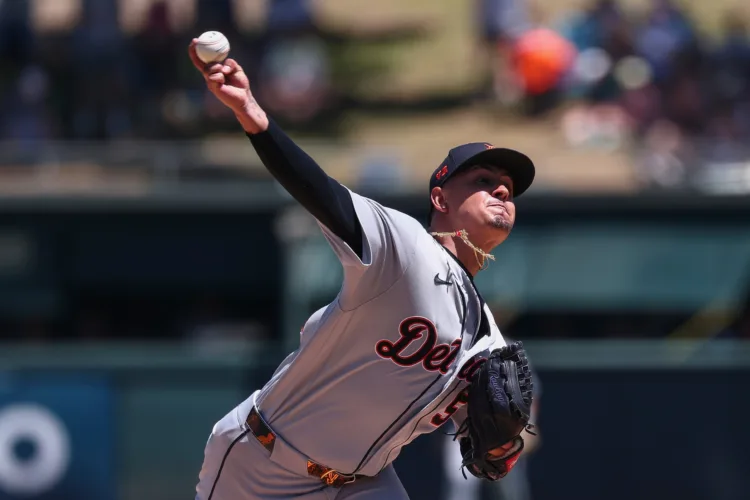 The Tigers beat the A's 11-0 to complete their first season-series sweep vs. an AL team